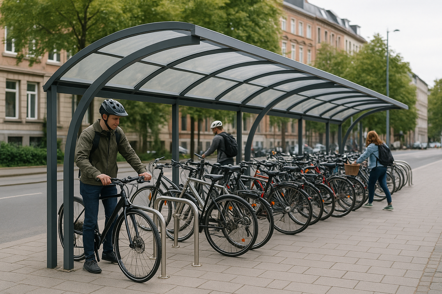 Bicicletario e bicicletarios